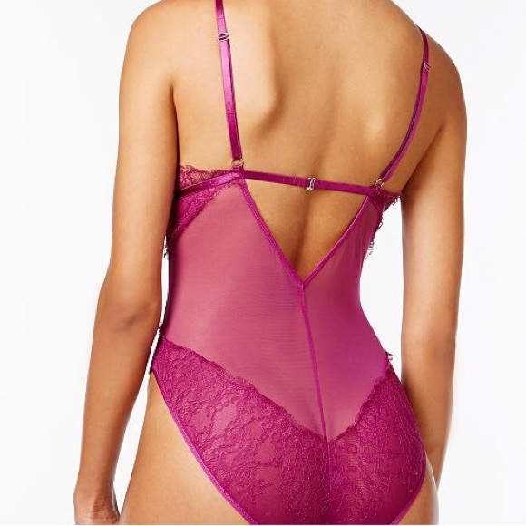 Maidenform unlined lace & mesh teddy - Picture 8 of 8